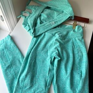 Bombshell Sportswear Teal Set